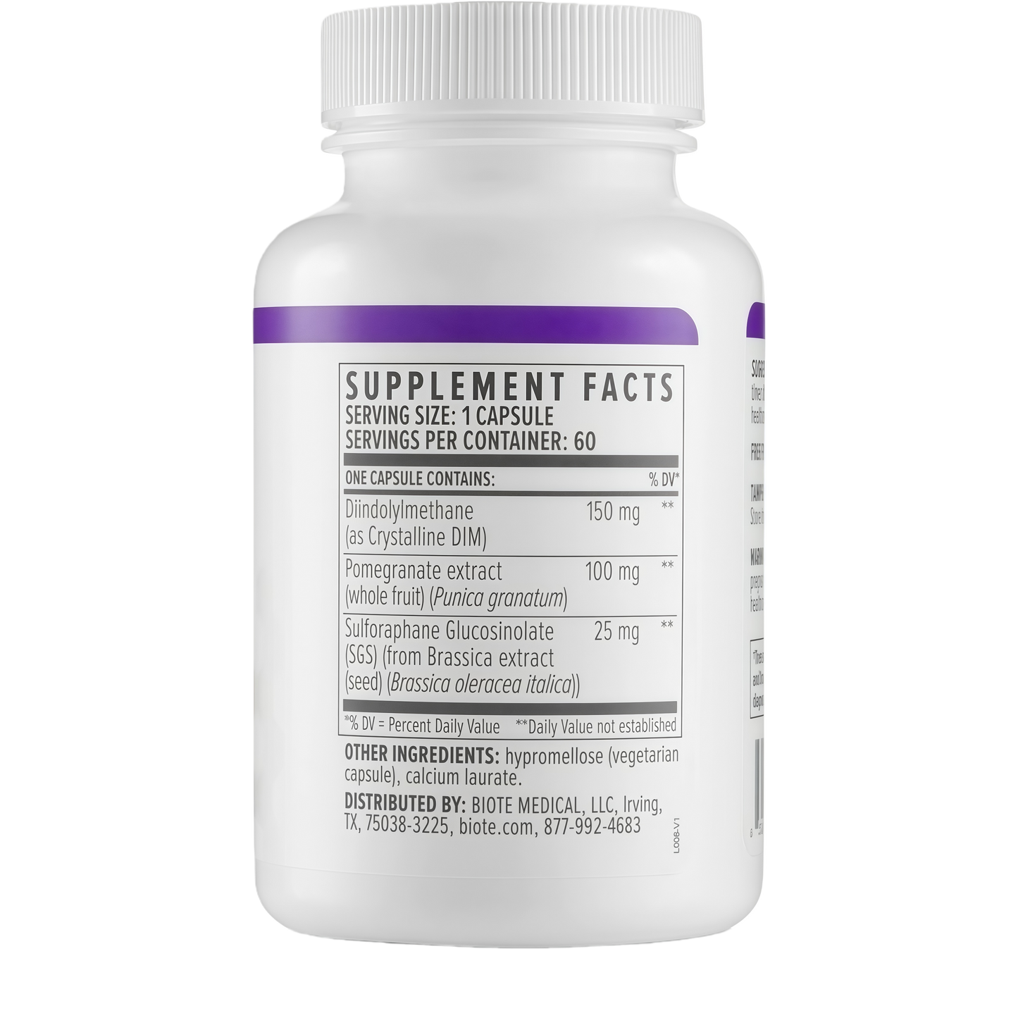 Biote Nutraceuticals - DIM SGS + - Hormone + Detox (60 Capsules)